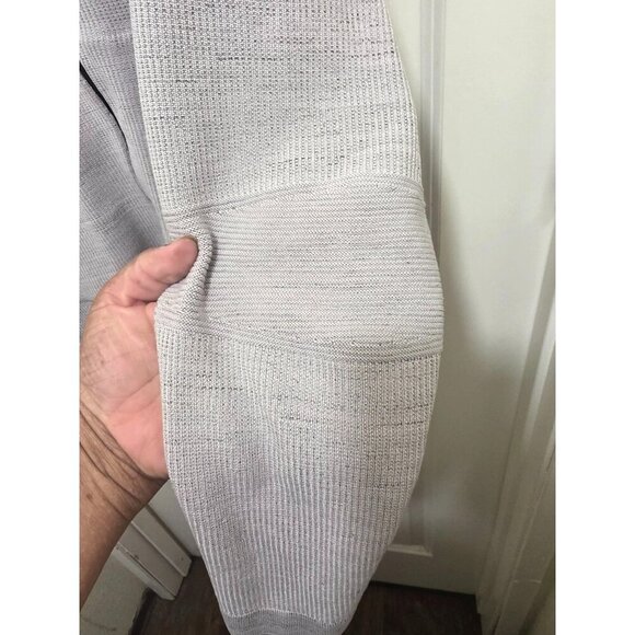 Adidas Washington Huskies Full-Zip Gray Hoodie Sweatshirt Raglan Sleeves Zipper - Picture 5 of 13